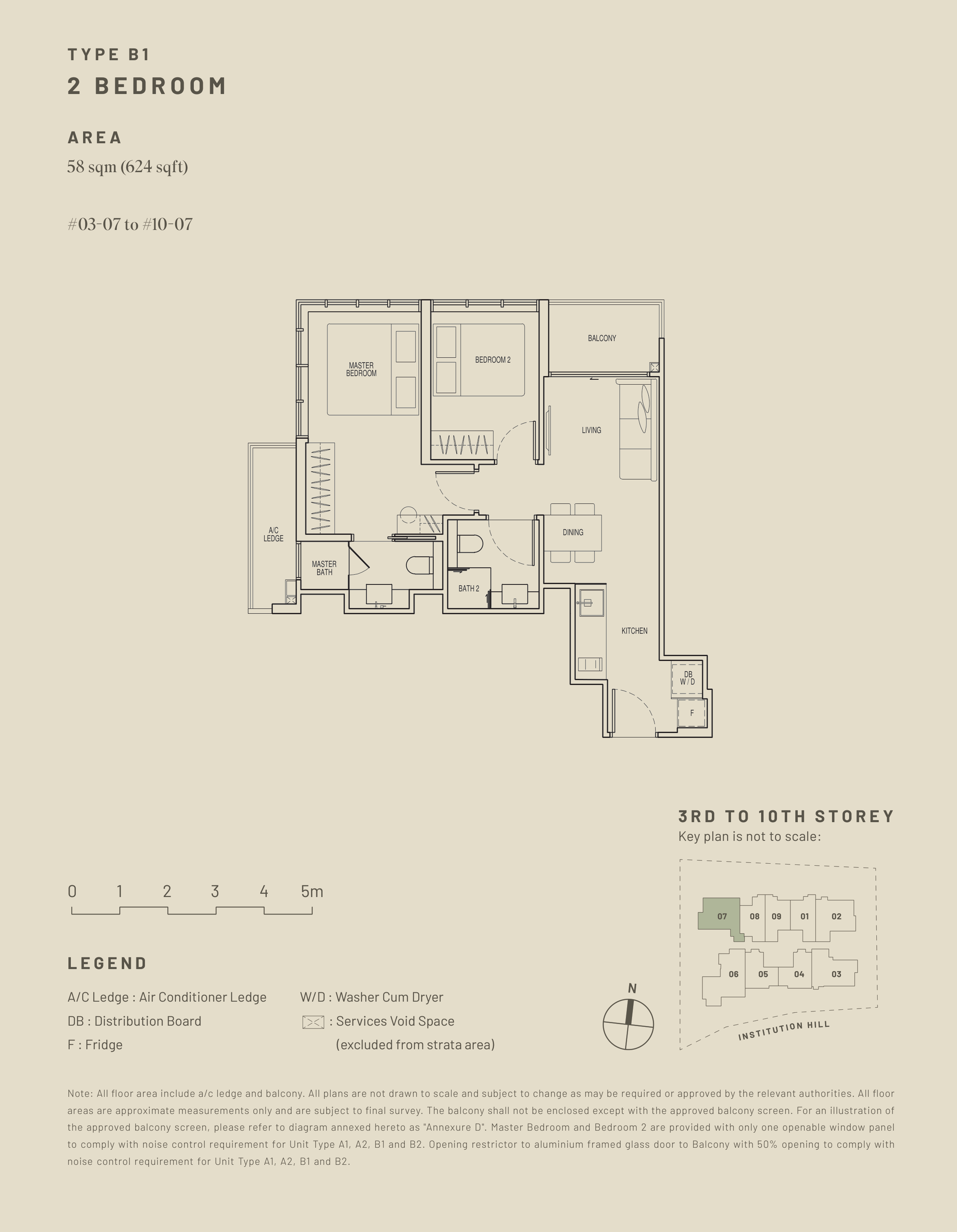 B1 - Hill House Floor Plan
